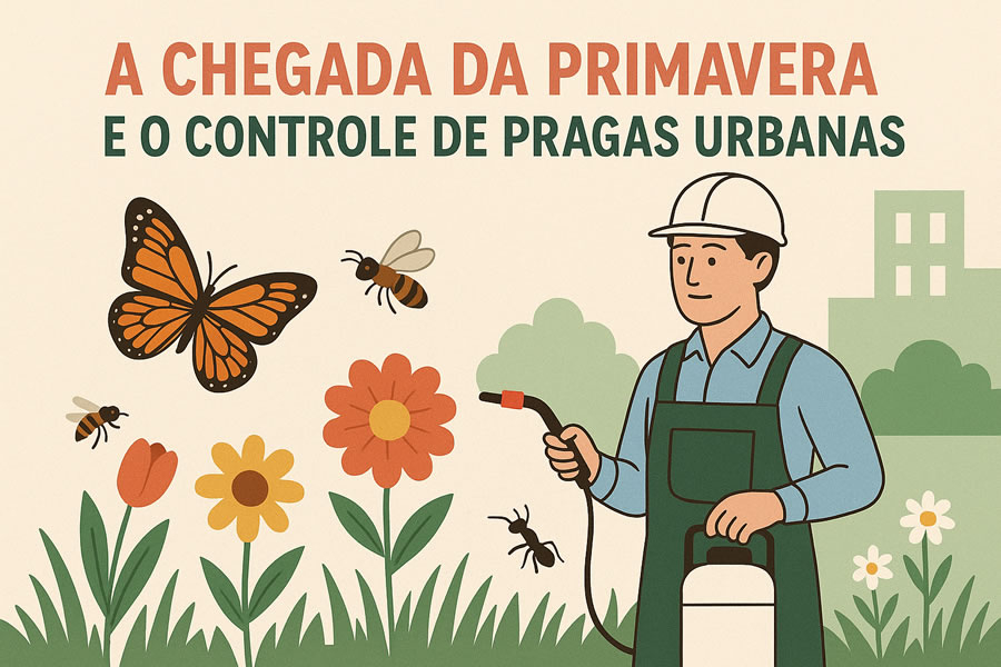 A Chegada da Primavera e o Controle de Pragas Urbanas